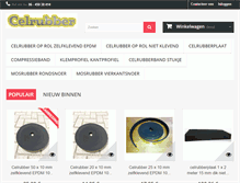 Tablet Screenshot of celrubber.nl